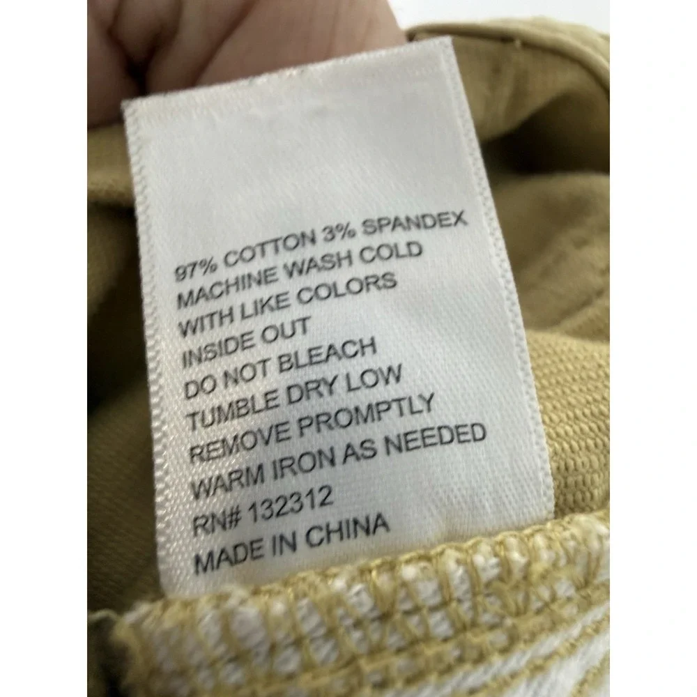 Howler Bros Clarksville Walk Chino Shorts Men's 30 Canvas Utility Beige Khaki